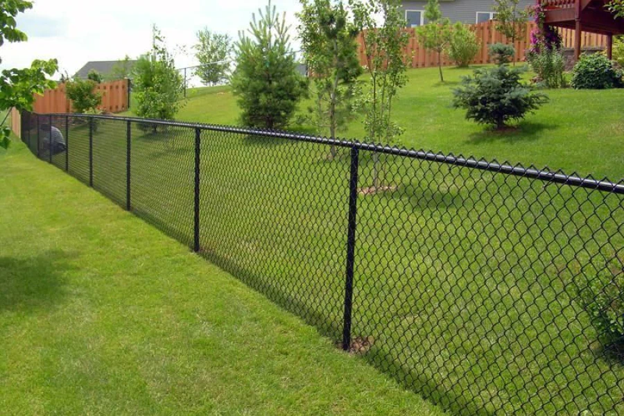 chain link installed in a residential property